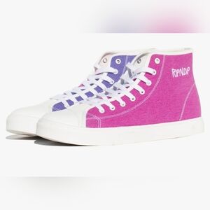 Lord Nermal High Top Shoes UV Reactive  Color Changing Size 8 Men Or 9 Women NIB